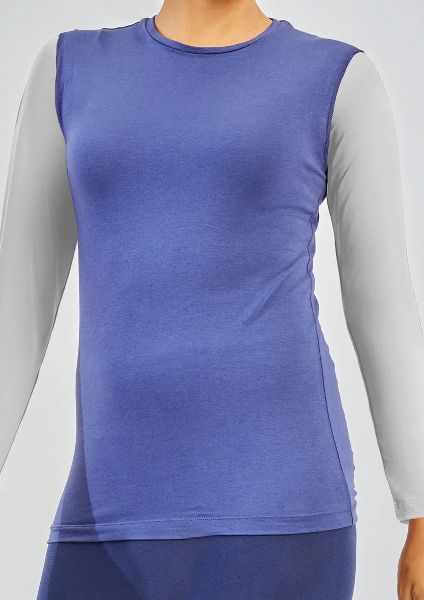 Sleeveless body-Plain Jersey Cotton