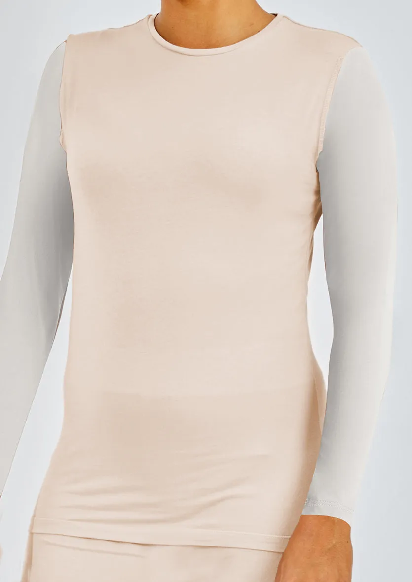 Sleeveless body-Plain Jersey Cotton