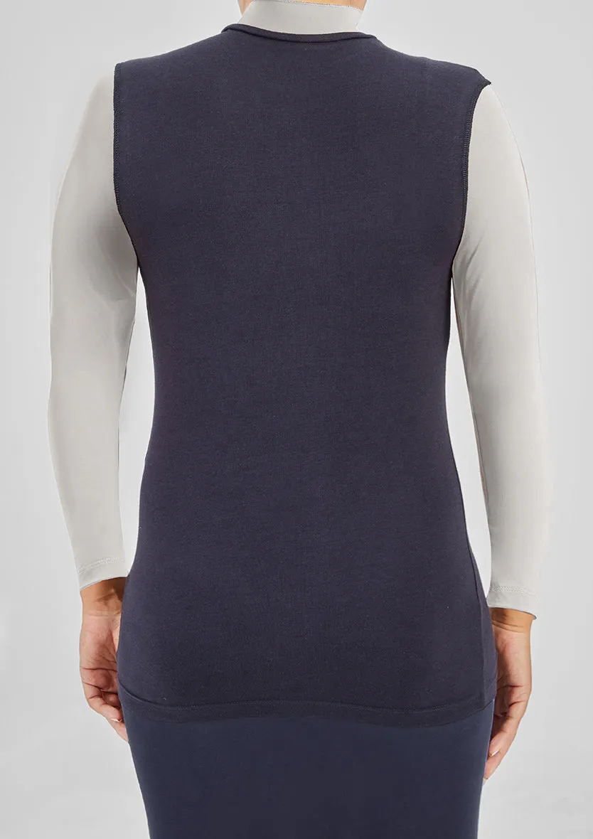 Sleeveless body-Plain Jersey Cotton