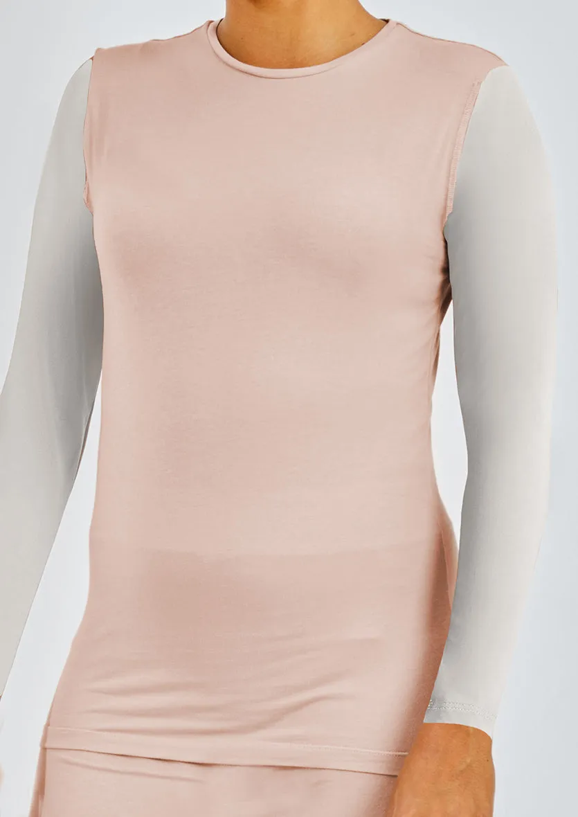 Sleeveless body-Plain Jersey Cotton