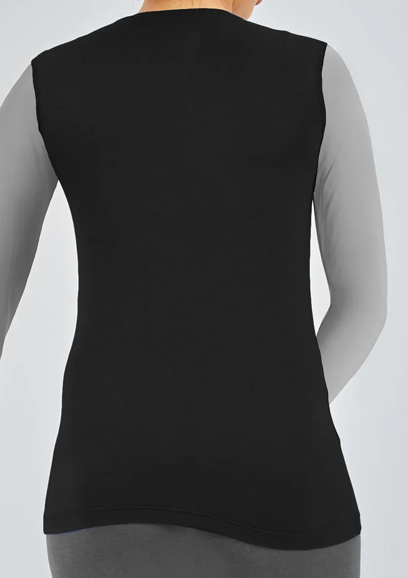 Sleeveless body-Plain Jersey Cotton