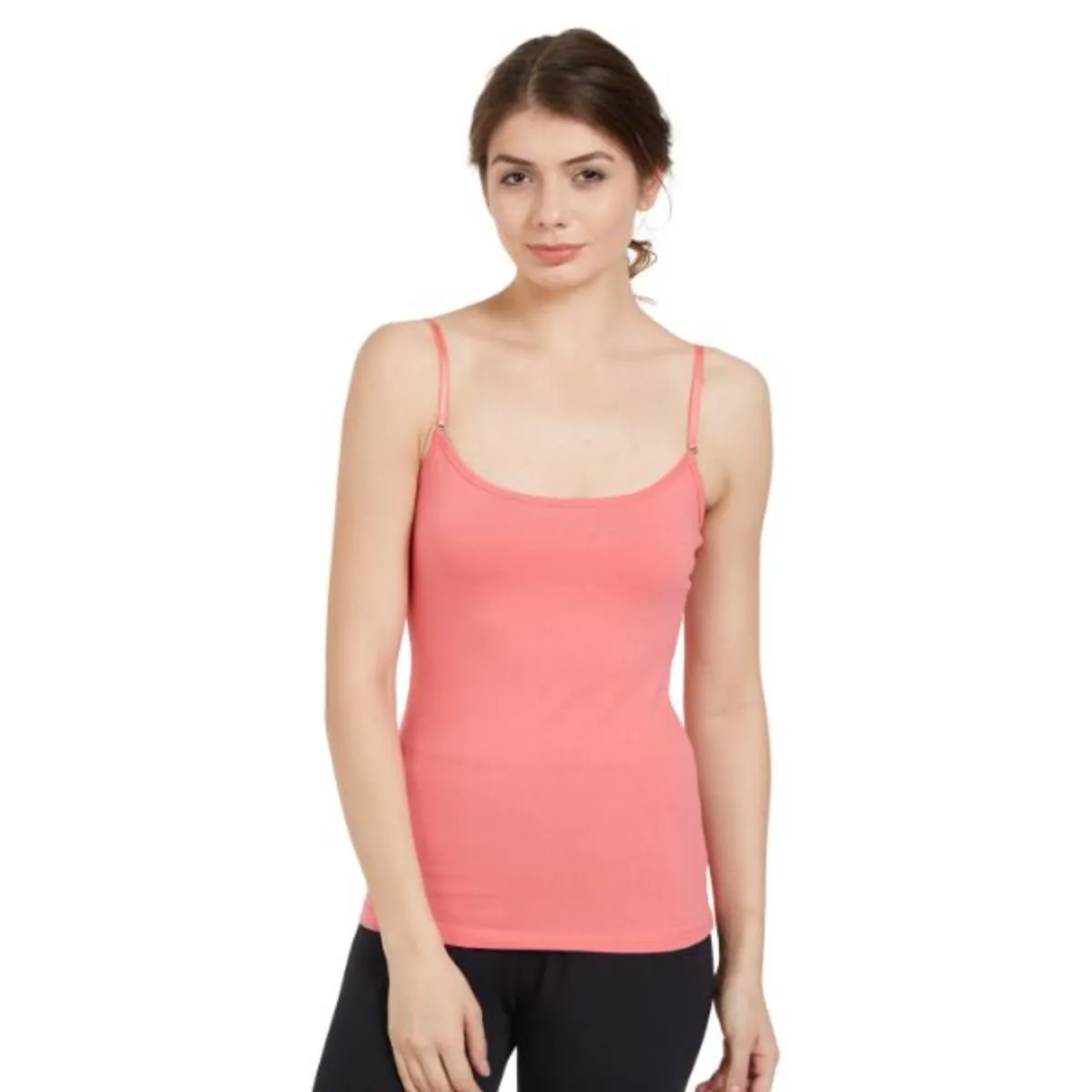 Solid Cotton spandex Camisole (PACK OF 2) SC-7