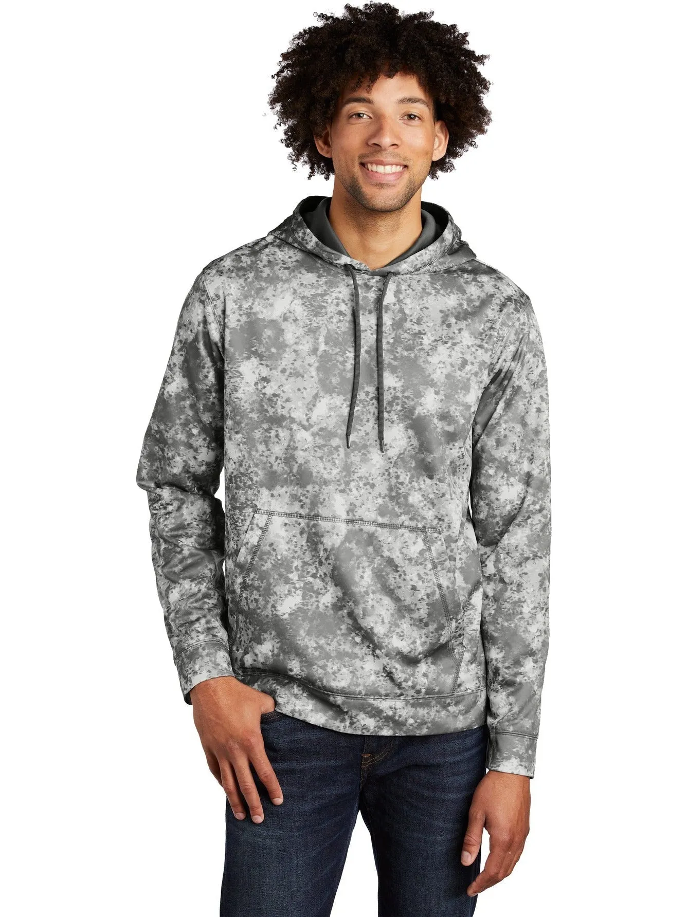 Sport-Tek Sport-Wick Mineral Freeze Fleece Hooded Pullover