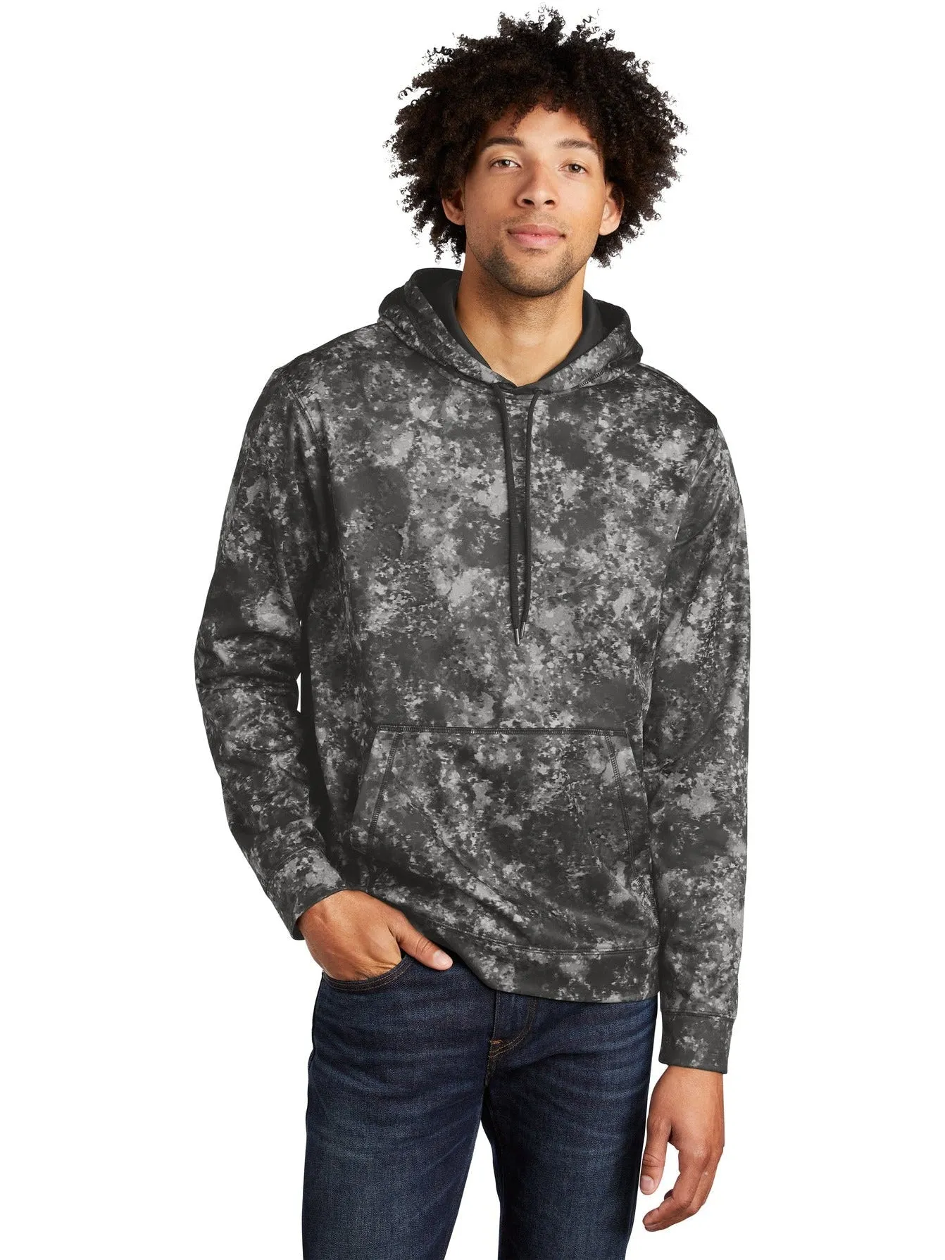 Sport-Tek Sport-Wick Mineral Freeze Fleece Hooded Pullover