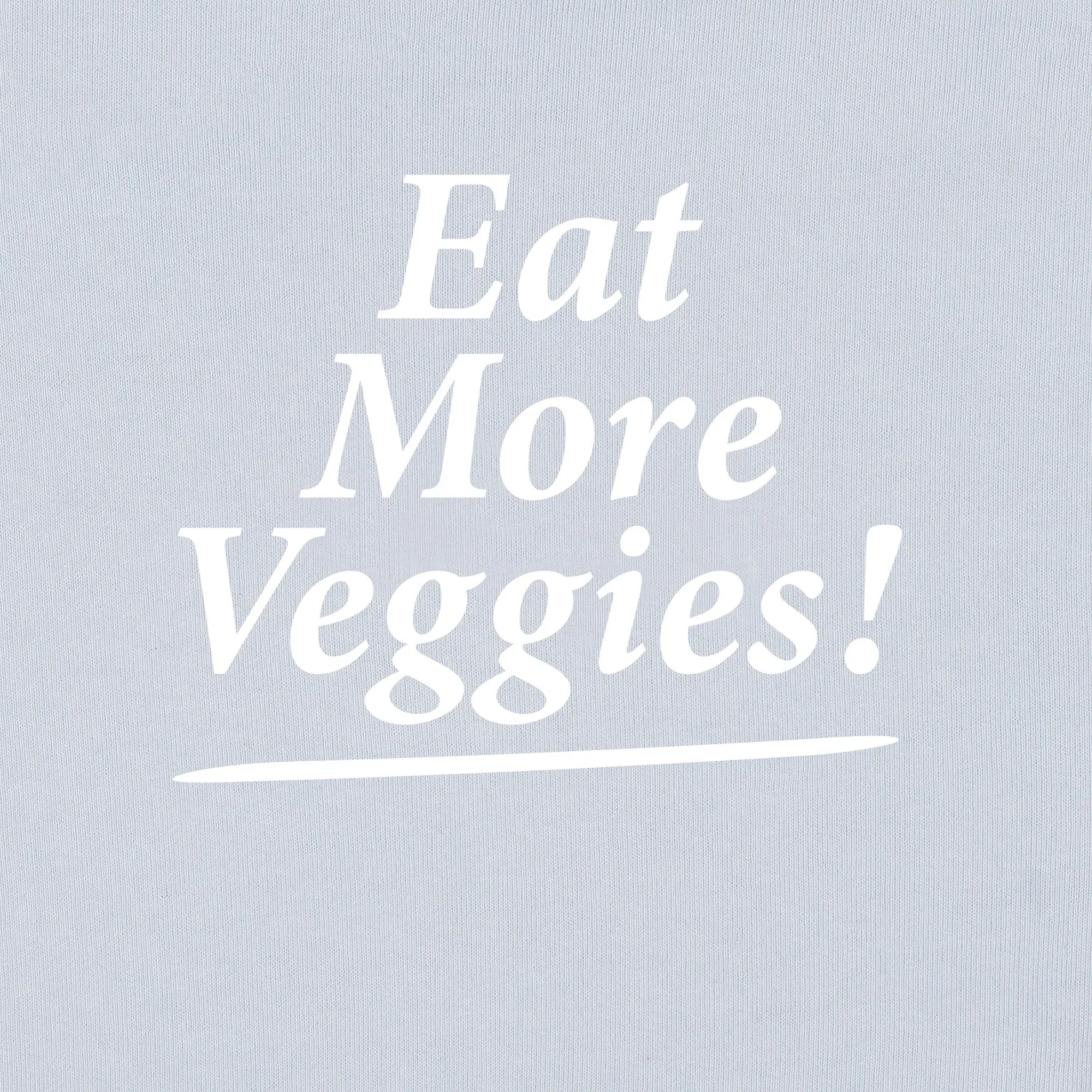 SPORTY & RICH | EAT MORE VEGGIES HOODIE { BABY BLUE/WHITE