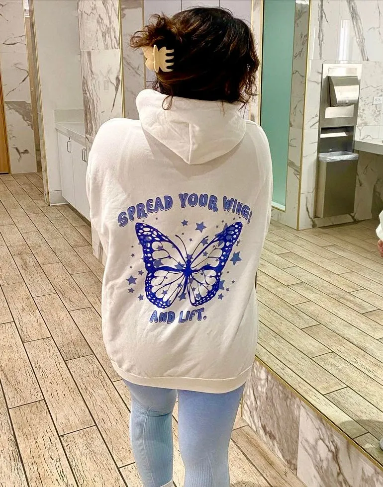 SPREAD YOUR WINGS AND LIFT- HOODIE