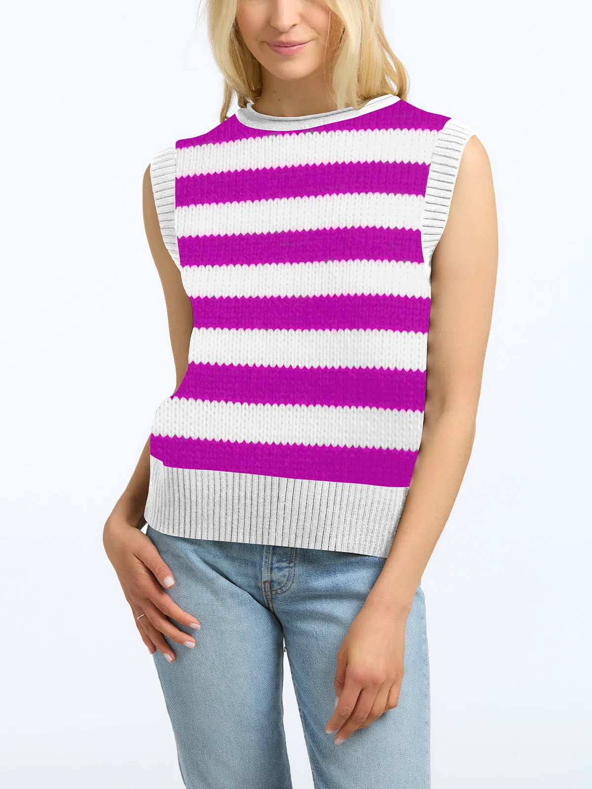 Stripe Vest