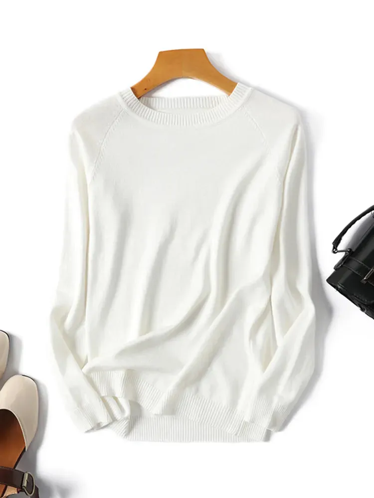 Striped Knit Pullover Sweater with Long Sleeves