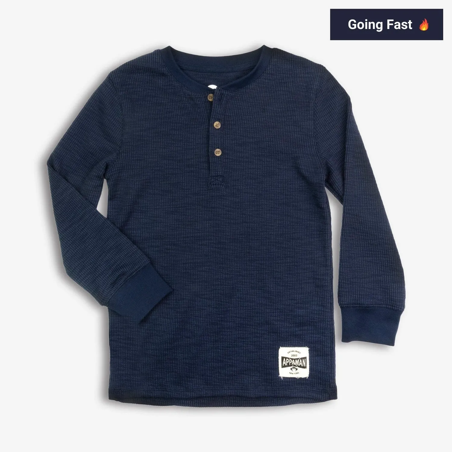 Thermal Henley | Indigo