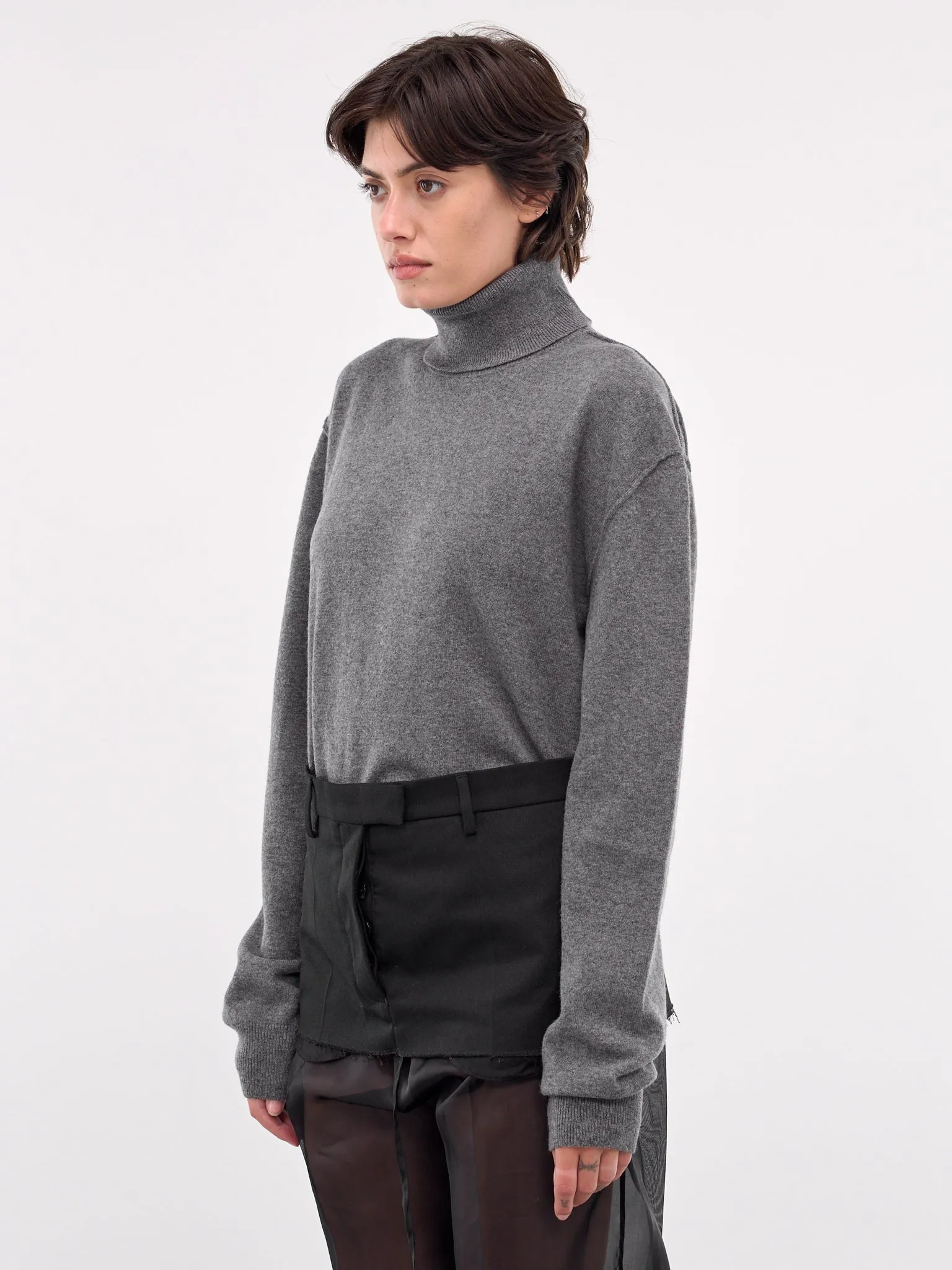 Turtleneck Bodysuit (S50NA0026-M13060-GREY)