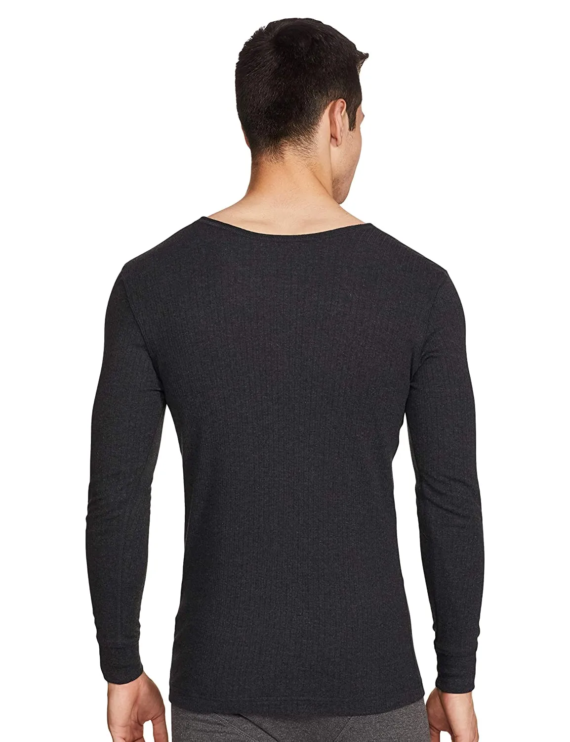 Van Heusen Black Full Sleeve Thermal Winter Inner Wear for Men