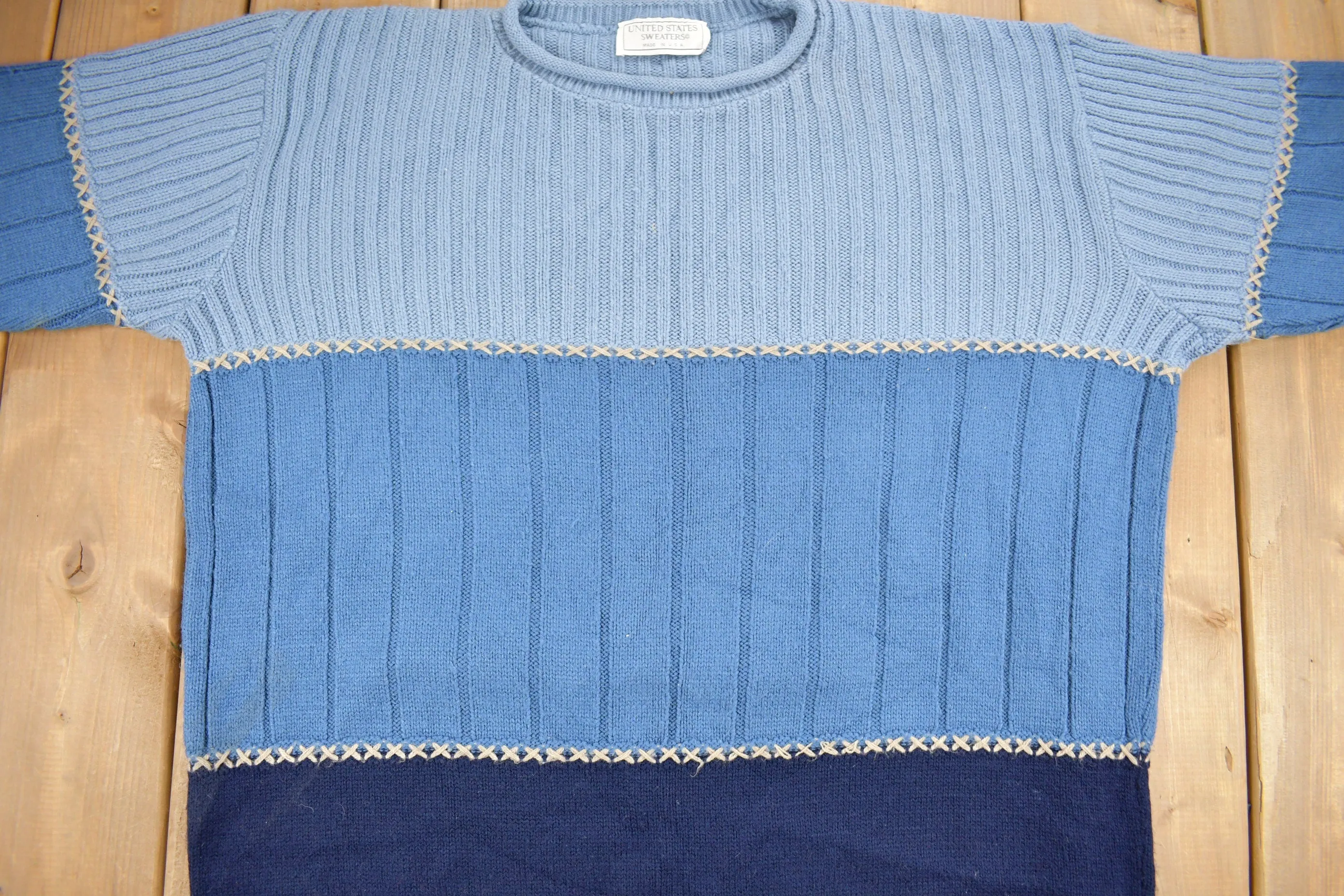 Vintage 1990s United States Sweaters Knit Crewneck Sweater